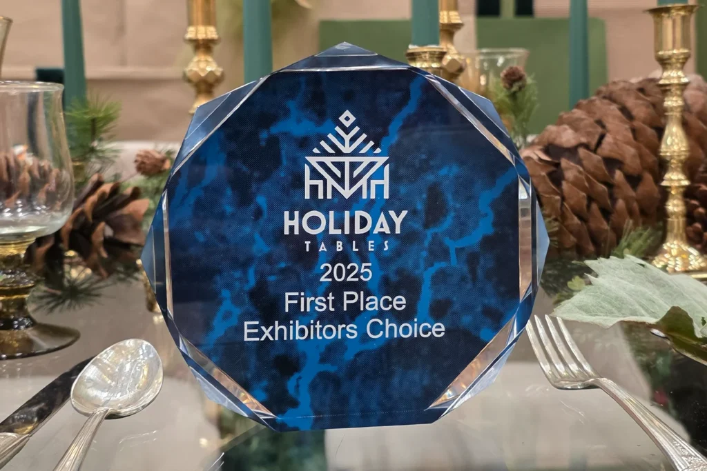 Featured image for “Award-winning tablescapes: Wichita Habitat for Humanity’s triumph at Mark Arts Holiday Tables”